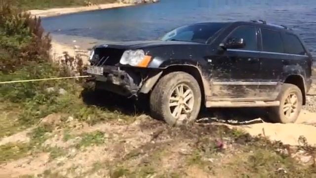 Тест лебедки TungesTen Jeep на ручнике смотреть онлайн