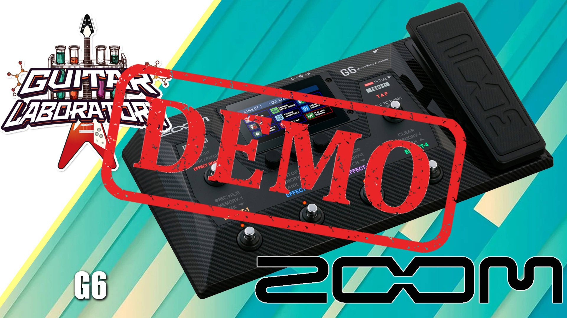 Гитарный процессор ZOOM G6 - демонстрация звучания смотреть онлайн