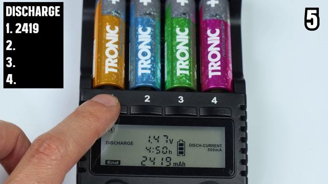 Tronic AA Rechargeable Batteries 2500mAh from LIDL DISCHARGE TEST Mignon-NiMH смотреть онлайн