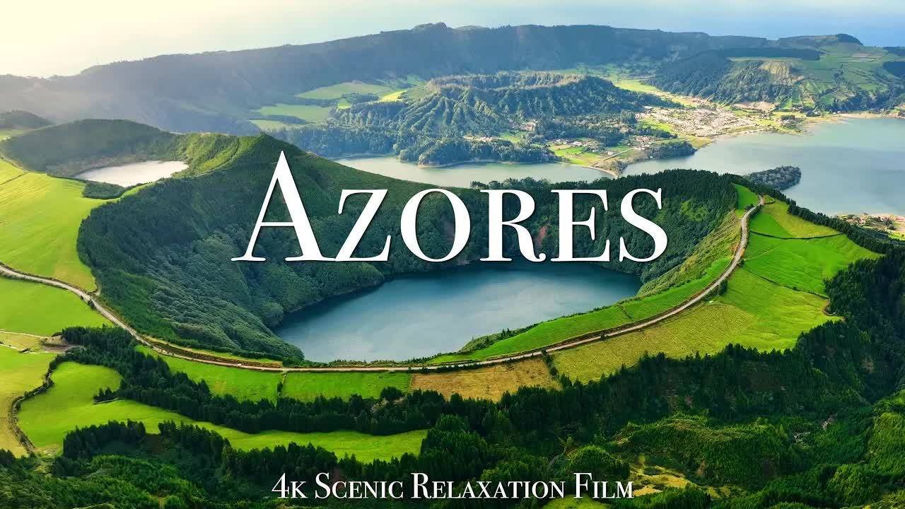 The Azores 4K - Scenic Relaxation Film With Calming Music смотреть онлайн