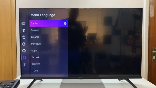Hisense VIDAA Smart TV: How To Change Language