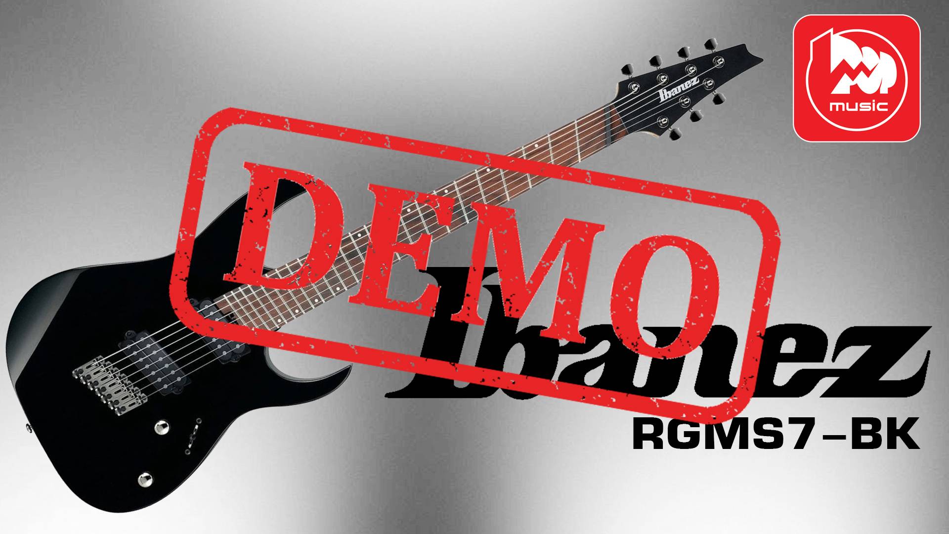 Электрогитара IBANEZ RGMS7 - демонстрация звучания смотреть онлайн