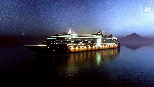 MUST WATCH ON 4K 8K TV | Cruise Ship With Northern Light 12K HDR Video ULTRA HD 120 FPS Dolby Visio смотреть онлайн