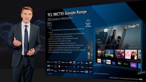 2022.10 TV -  98" TCL 98C735 technical product introduction