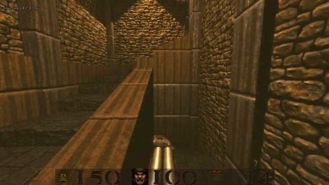 Quake - E2M4: the Ebon Fortress - Darkplaces mod - UltraWide Walkthough смотреть онлайн