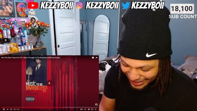 EM HOLDS GRUDGES LOL - Yah Yah (feat. Royce Da 5'9", Black Thought, Q-Tip & Denaun) [REACTION] смотреть онлайн