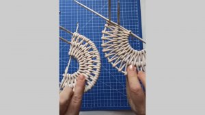 Плетем Салфетницу Ч. 3