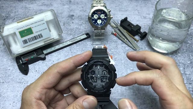Культовые SKMEI 1832 5ATM в стиле CASIO G-SHOCK GA100. Обзор, настройка + тест на воду.