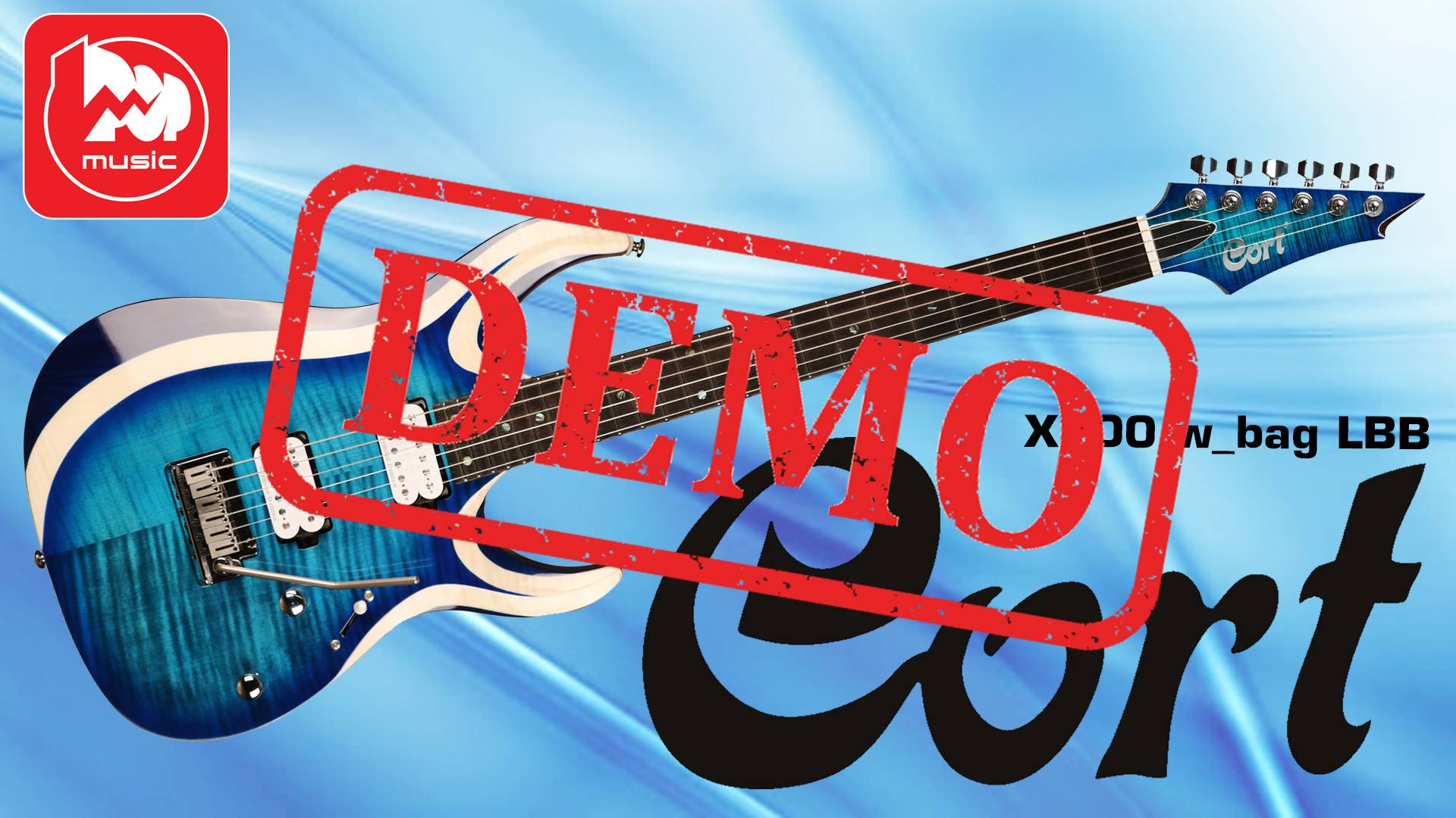 Электрогитара CORT X700 - демонстрация звучания смотреть онлайн