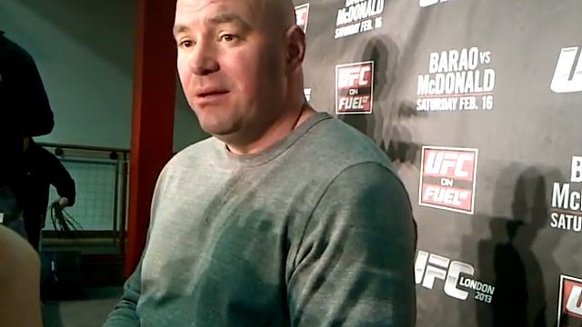UFC on Fuel TV 7: Barao vs McDonald- Dana White Media Scrum (UK market/ Randy and Ryan Couture) смотреть онлайн