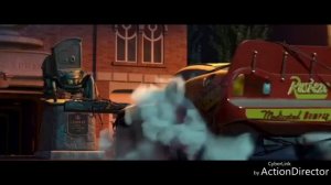Cars 1 (2006) Lightning McQueen Destroys Radiator Springs (Slow Version)