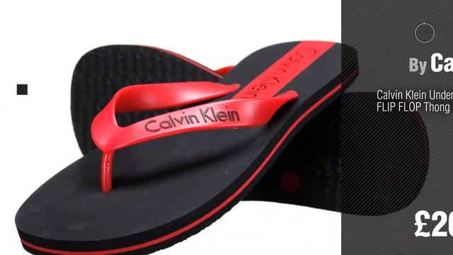 Calvin Klein Men's Flip Flops & Thongs // UK New & Popular 2017 смотреть онлайн