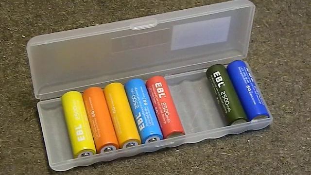 EBL 2500mah rechargeable AA nimh - The best inexpensive rechargeable batteries смотреть онлайн