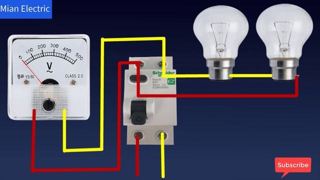 One 100 Watt Bulb Two-Phase Test Lamp Wiring || How to Make 440 Voltage Test lamp |Electric Test La смотреть онлайн
