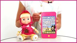 МУЛЬТИ-ПУЛЬТИ V91364/30 МЯГКАЯ ИГРУШКА МАША С ПЛАНШЕТОМ от магазина ДЕТКИ