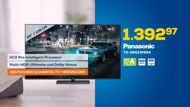 Panasonic OLED-TV TX-55GZW954 | EURONICS Angebot 09/2020 смотреть онлайн