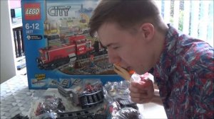 LEGO CITY 3677 Red Cargo Train Unboxing!