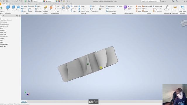 Два способа создания вентилятора в Autodesk Inventor смотреть онлайн