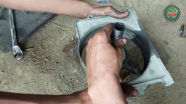 How to change the fan bearing of power tiller engine. смотреть онлайн