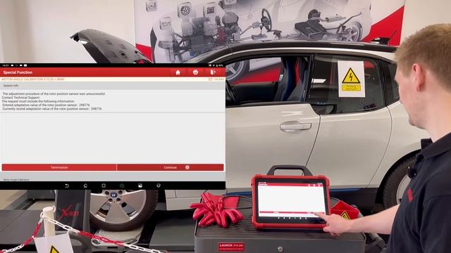 LAUNCH Europe X-431 EURO TAB III service functions for electric cars смотреть онлайн