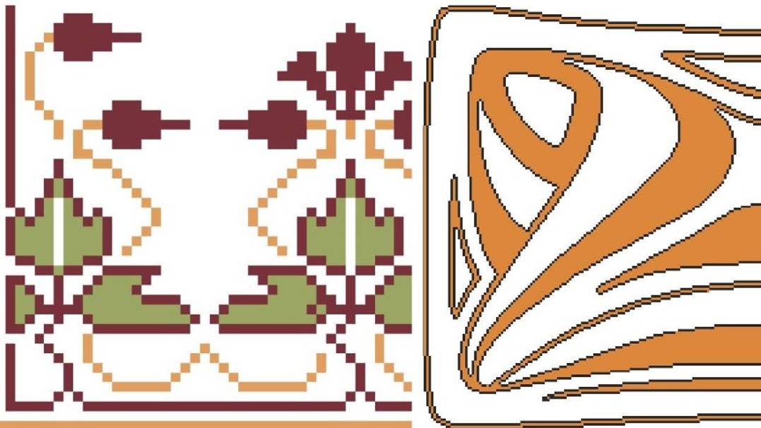 СТАРИННЫЕ СХЕМЫ. Рукоделие, вышивка. Подборка №87. смотреть онлайн