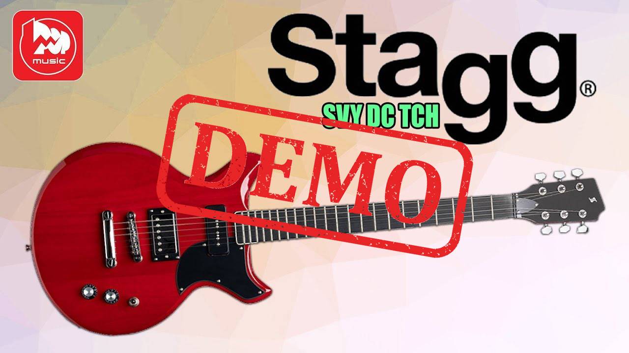 Электрогитара STAGG SVY DC TCH - демонстрация звучания смотреть онлайн