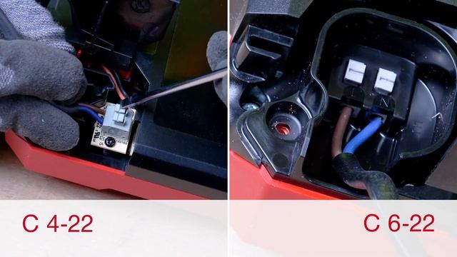 Comment remplacer le câble d'alimentation du chargeur de batterie Nuron C 4-22 / C 6-22 ? смотреть онлайн
