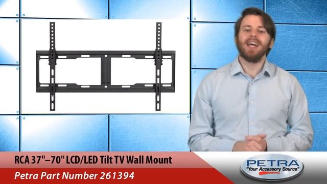 RCA 37"–70" LCD/LED Tilt TV Wall Mount смотреть онлайн