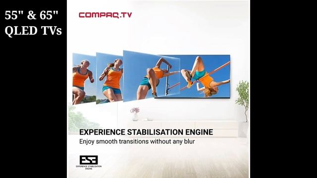 COMPAQ QLED TVs launched 🔥 | Compaq HEX Smart TV 55 inch & 65 inch specifications, features & price смотреть онлайн