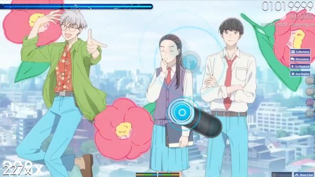 Mellow(メロウ) - Skip and Loafer(スキップとローファー) OP | Osu! смотреть онлайн