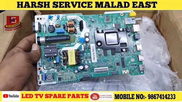 #SAMSUNG 43" #SMART COMBO ANDROID# MOTHERBOARD MOB.9867414233 LED TV SPARE PARTS смотреть онлайн