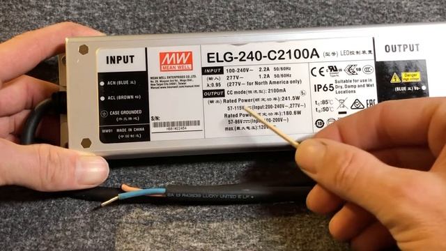 ELG-240-C2100A Mean Well Proudový zdroj pro LED 24 смотреть онлайн