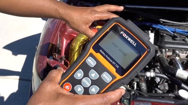 Foxwell BT 705 Baterry Analyzer Review смотреть онлайн