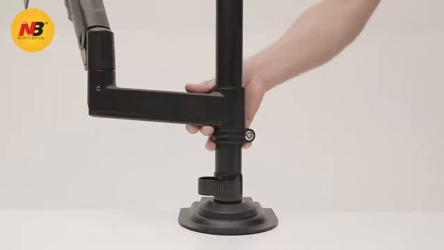 NB-H80 / NB-H100  立柱型鋁合金氣壓式桌上型螢幕底座腳架