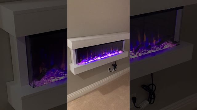 Review of Touchstone Chesmont 50" Wall Mounted 3-Sided Electric Fireplace смотреть онлайн