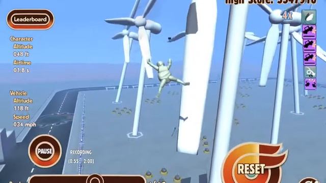 Turbo Dismount replay: 4 517 400 points on Hit the Fan! #turbodismount смотреть онлайн