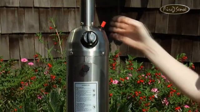 Fire Sense Stainless Steel Table Top Patio Heater #60262 смотреть онлайн