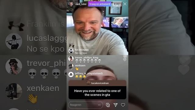 Ned luke voice actor of gta 5 michael gets asked if he is in gta 6 смотреть онлайн