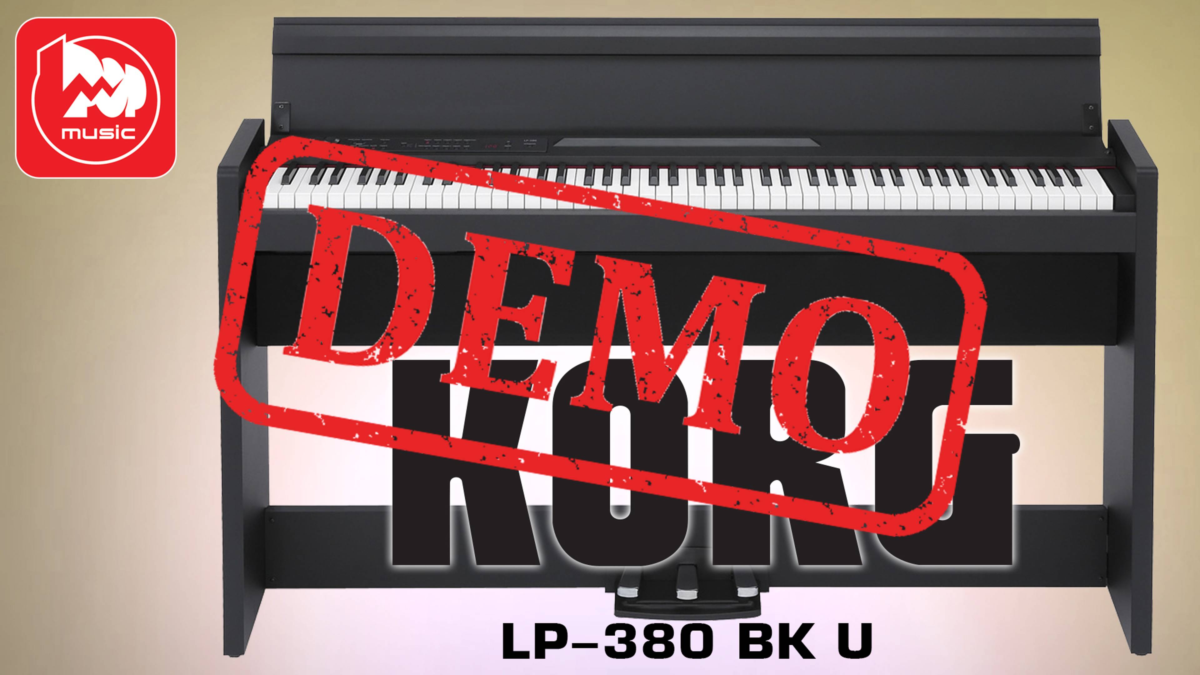 Цифровое пианино KORG LP-380 BK U - демонстрация звучания смотреть онлайн