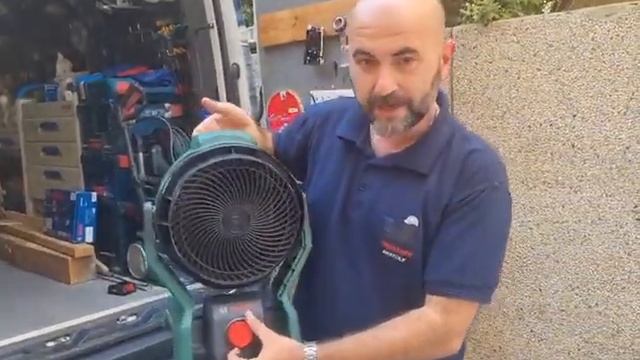 מאוורר נטען בוש גוף מאוורר נטען BOSCH Universal Fan 18V-1000 смотреть онлайн