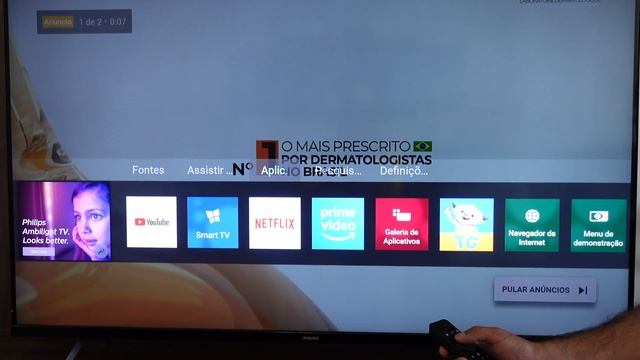 TV 50 polegadas 4K PHILIPS. ( opinião do usuário Philips 7600 ) смотреть онлайн