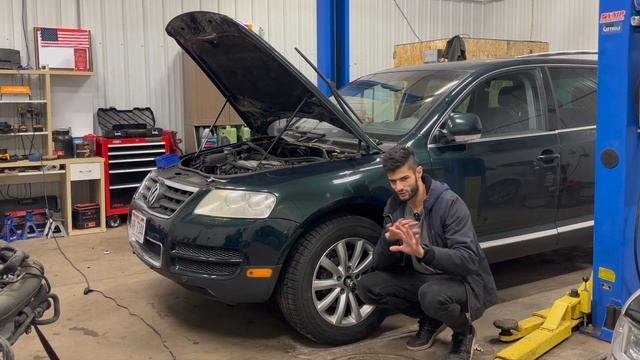 My T1 VW Touareg is Getting an Engine Swap! || How to remove V8 4.2 Engine pt.1 смотреть онлайн