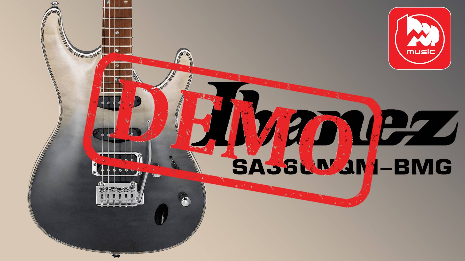 Электрогитара IBANEZ SA360NQM-BMG - демонстрация звучания смотреть онлайн