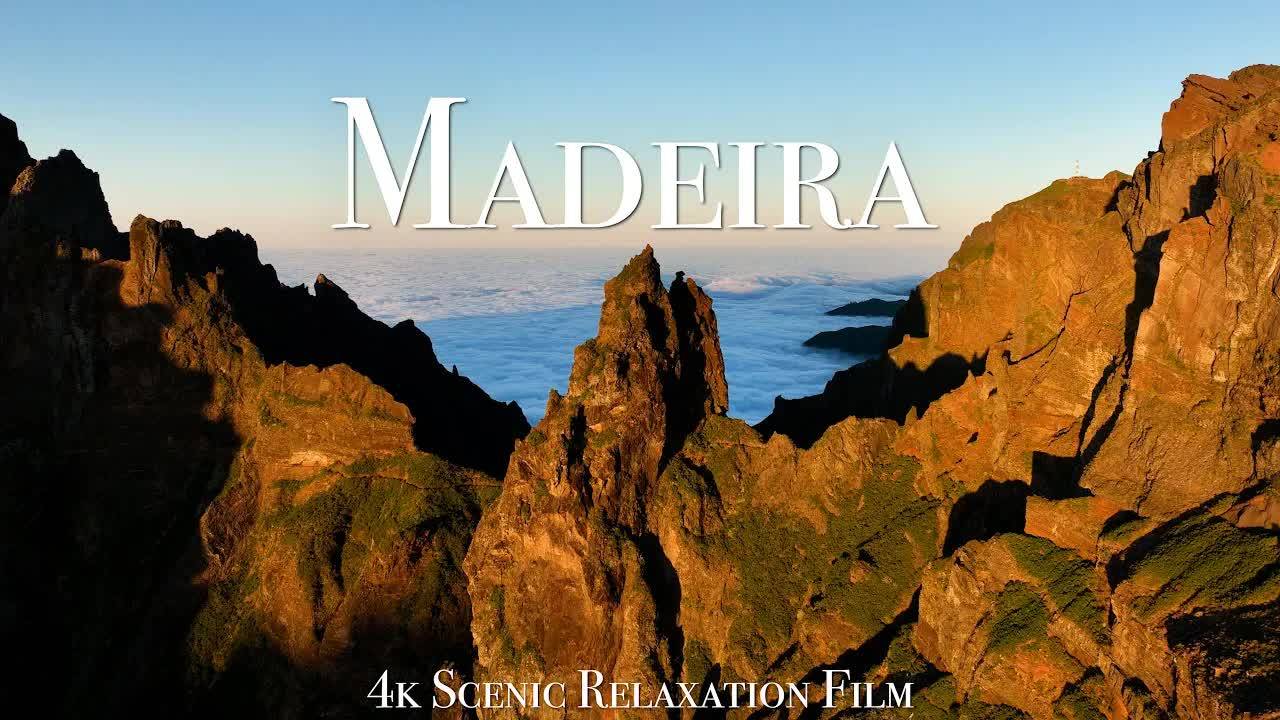 Madeira 4k - Scenic Relaxation Film With Calming Music смотреть онлайн