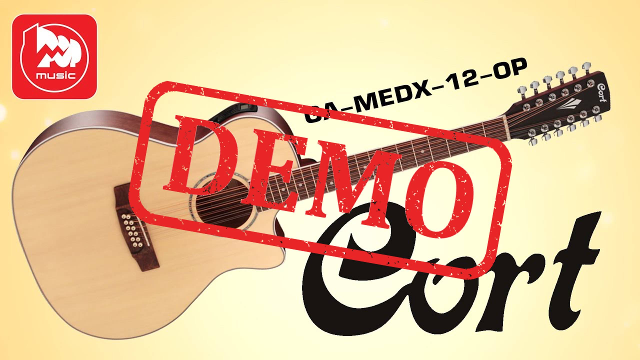 Электроакустика CORT GA-MEDX-12-OP - демонстрация звучания смотреть онлайн