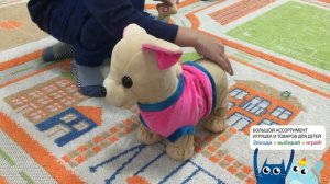 Интерактивная игрушка собачка на поводке собака