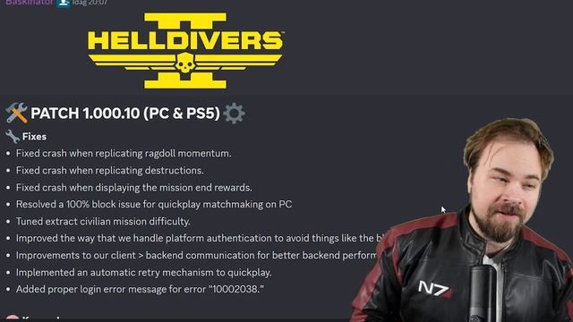 Helldivers 2 Just Got A VERY Important Update смотреть онлайн