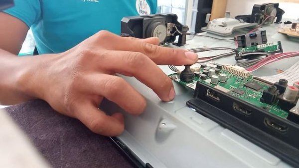 sharp led tv service menu code