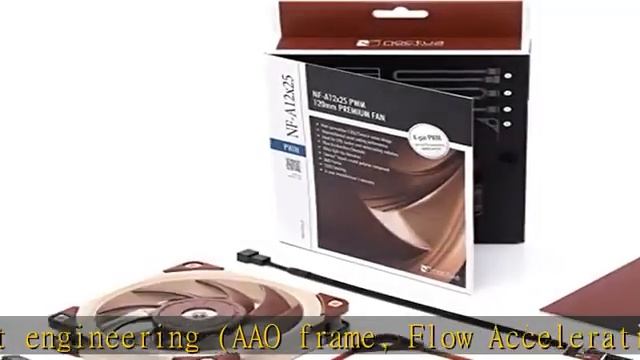 Noctua NF-A12x25 PWM, Premium Quiet Fan, 4-Pin (120mm, Brown) смотреть онлайн