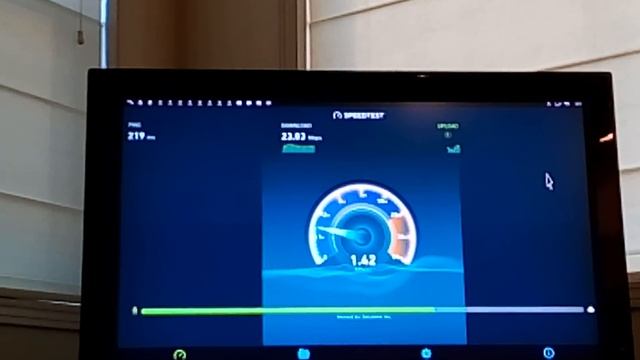 Testing internet speed on Android TV Box смотреть онлайн